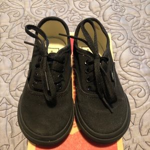 Toddler All Black Vans